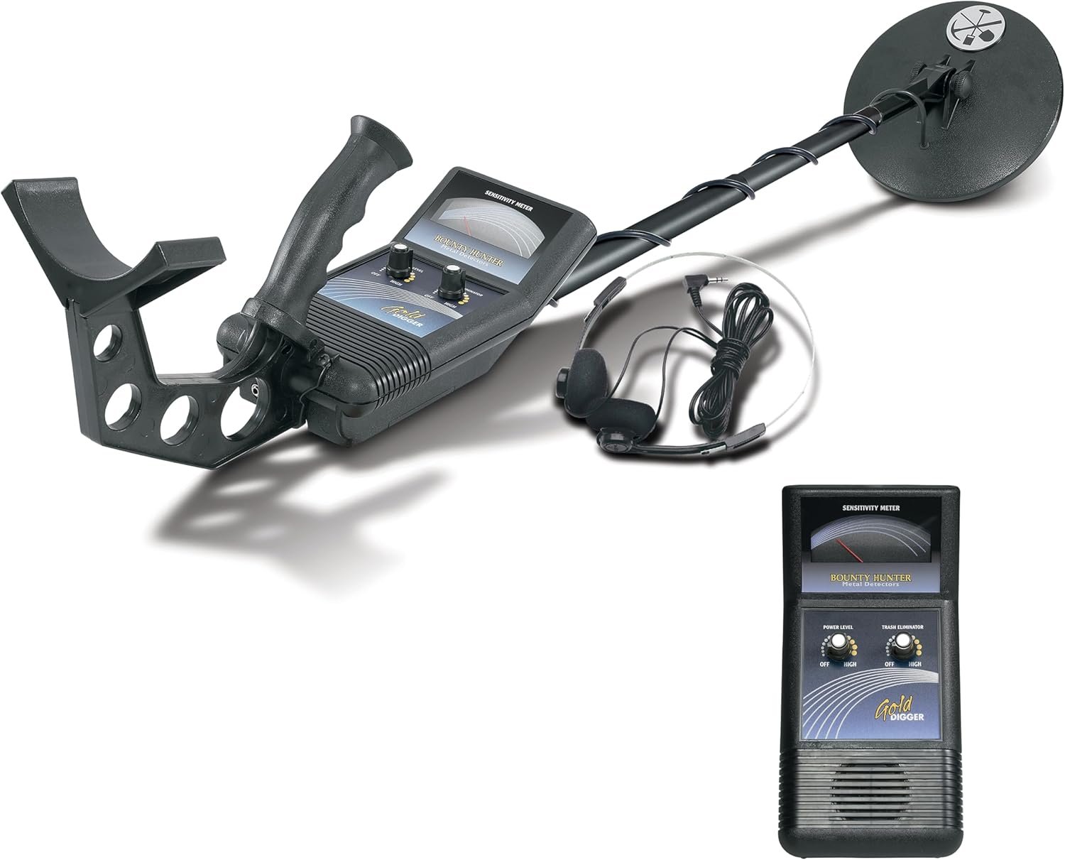 Bounty Hunter Quick Silver Tracker with 8-Inch Coil and Digital Target ID